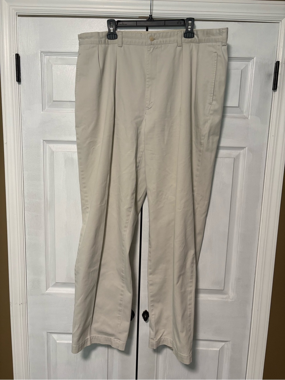 Vintage Polo Ralph Lauren Andrew Pant Men's 42x34 Pleated Khaki Chino